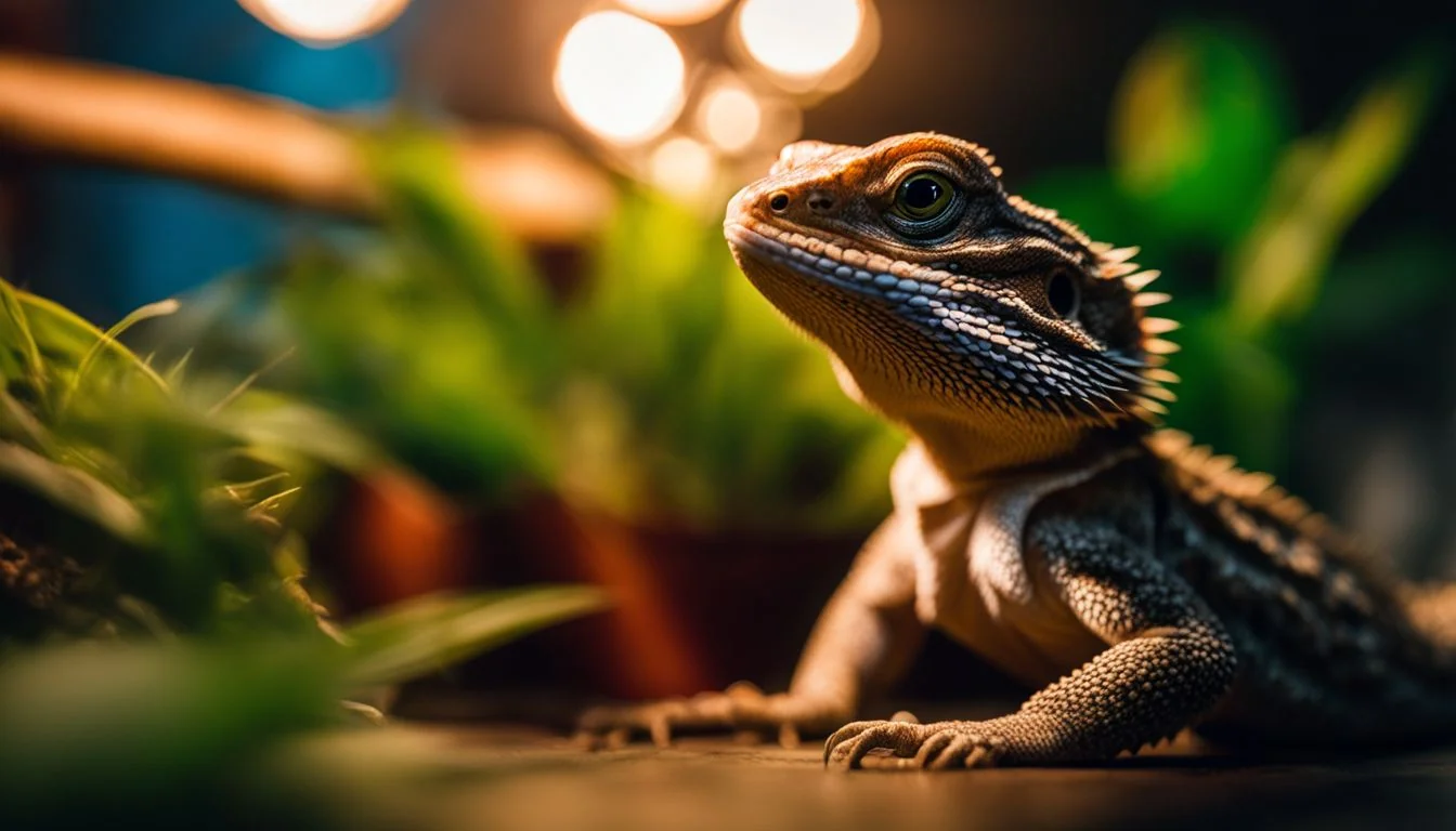 bearded dragon hatchling handling