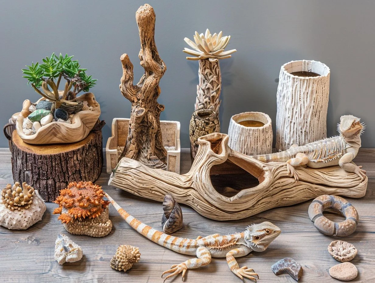 bearded dragon habitat enrichment