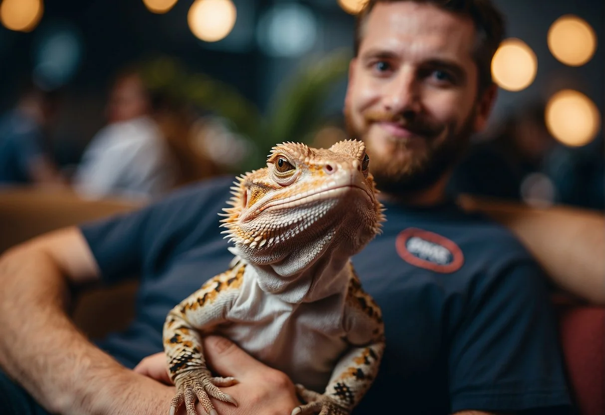 bearded dragon happy