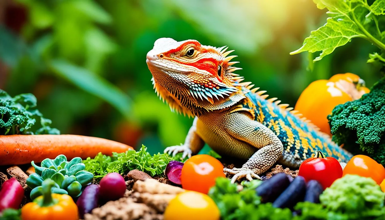 bearded dragon basking