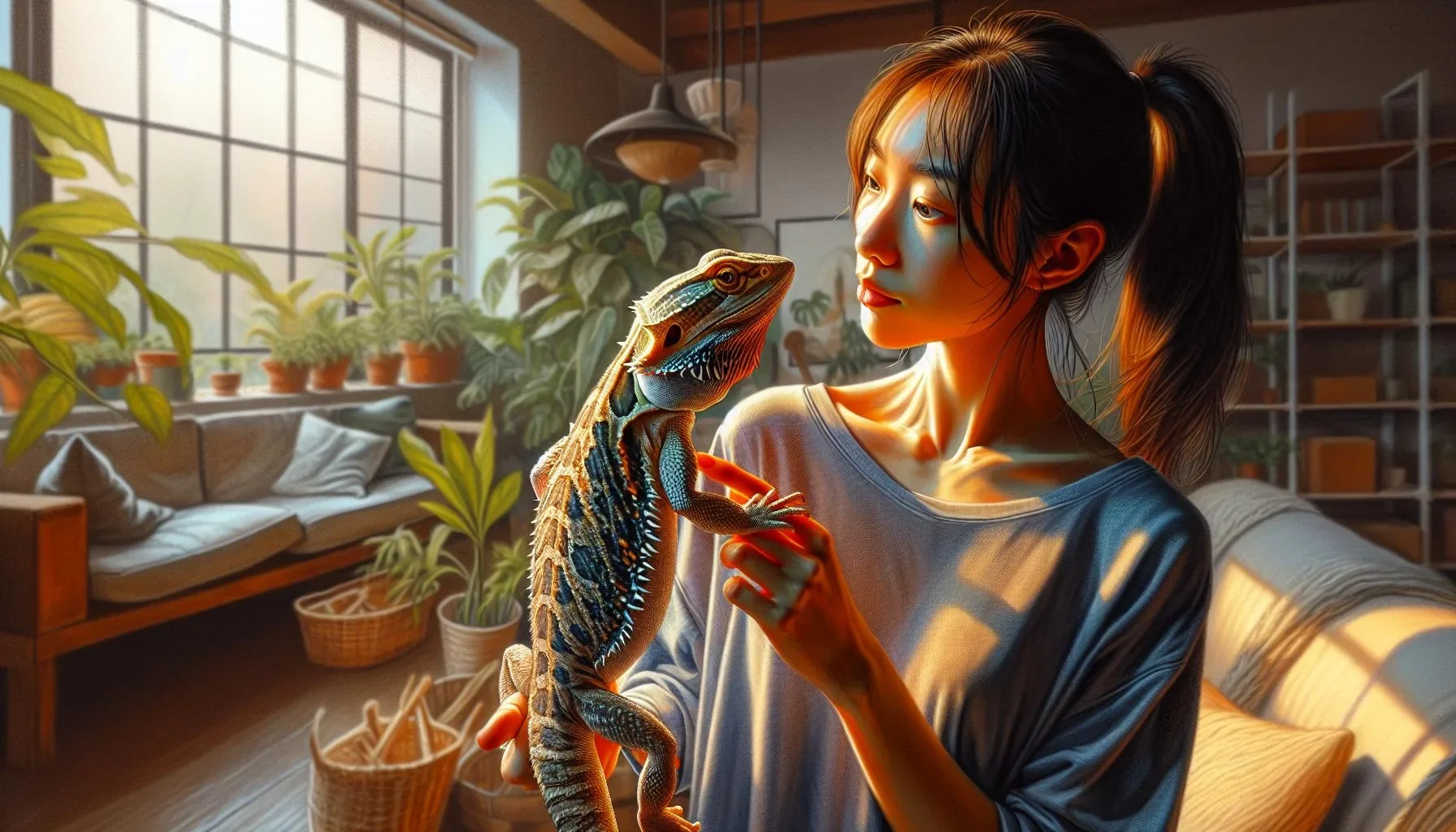 bearded dragon handling support